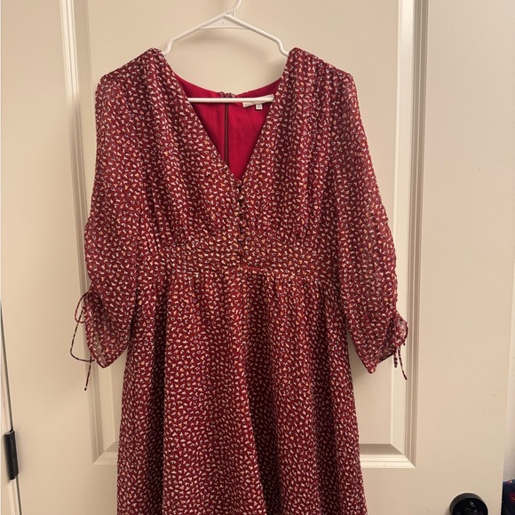 Madewell Starviolet Mini Dress Size 8 - Picture 2 of 5